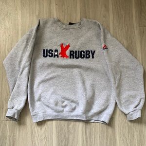 Vintage Adidas USA rugby crewneck sweatshirt